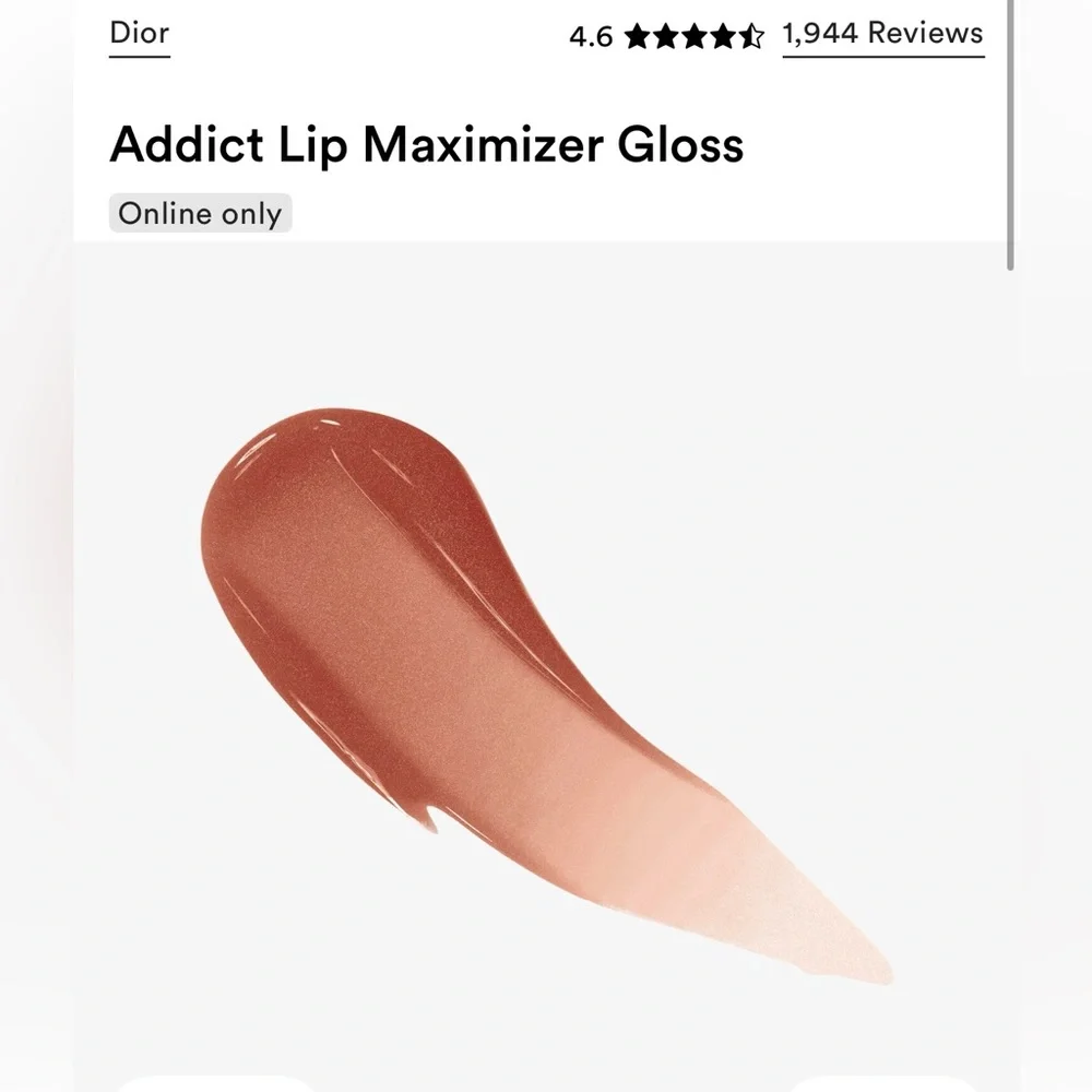New Dior Addict Lip Maximizer in Shade 062 Bronze Glow (No Box)